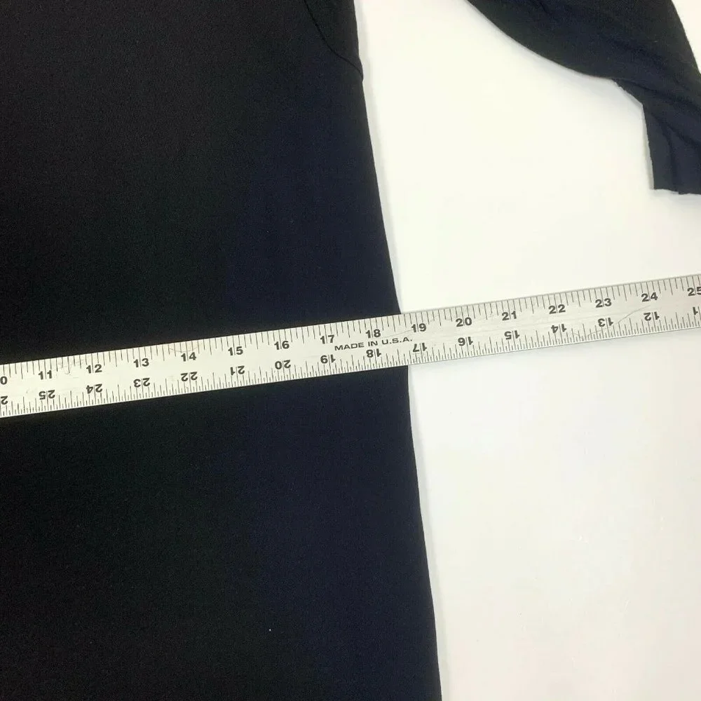 Ann Taylor Long Sleeve Shirt Dress Scoop Neck - Picture 9 of 10